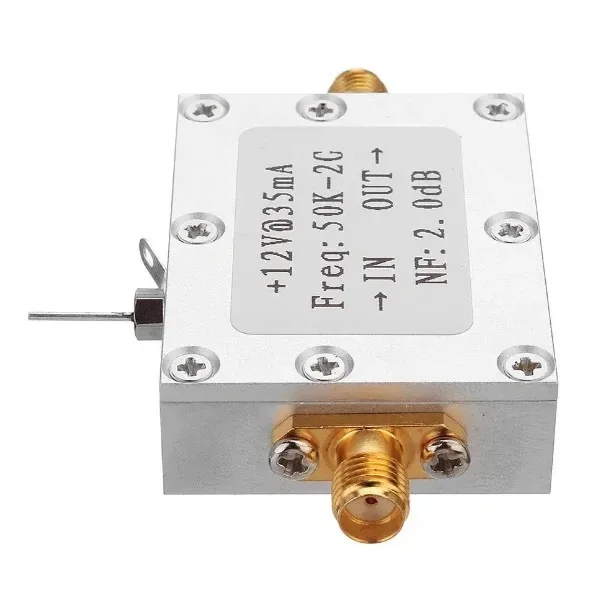 

50k-2g LNA с низким Шум усилитель с высоким коэффициентом усиления 31DB@0.5G с высоким коэффициентом усиления плоскостности РЧ-усилитель