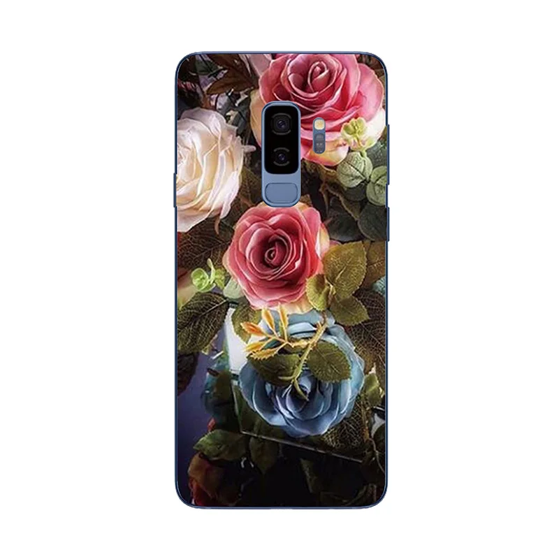 Милый чехол с рисунком животного кота для Samsung Galaxy S9 Plus S9Plus S 9 рельефный