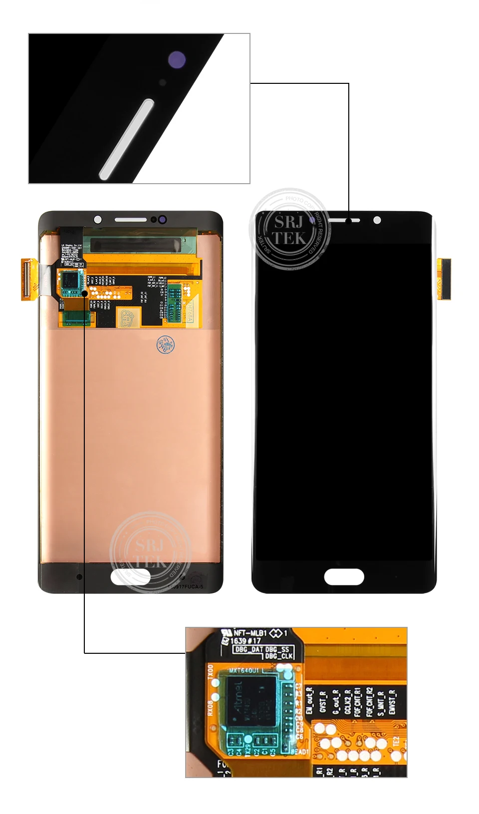 Srjtek для Xiaomi Mi Note 2 ЖК-матрица сенсорный экран дигитайзер полная сборка с рамкой для Xiaomi Mi Note 2 дисплей Note2 touch