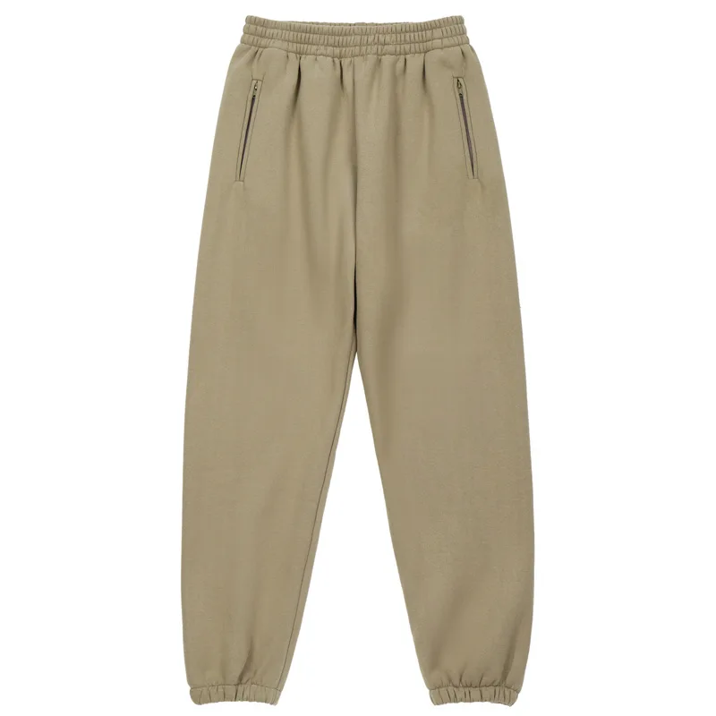 

Wxwovdy men's wear autumn and winter 2020 new Leggings gaojiechao brand basic solid color Plush casual pants men's wear