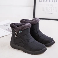 women boots waterproof snow boots female plush winter boots women warm ankle winter shoes women plus size 43