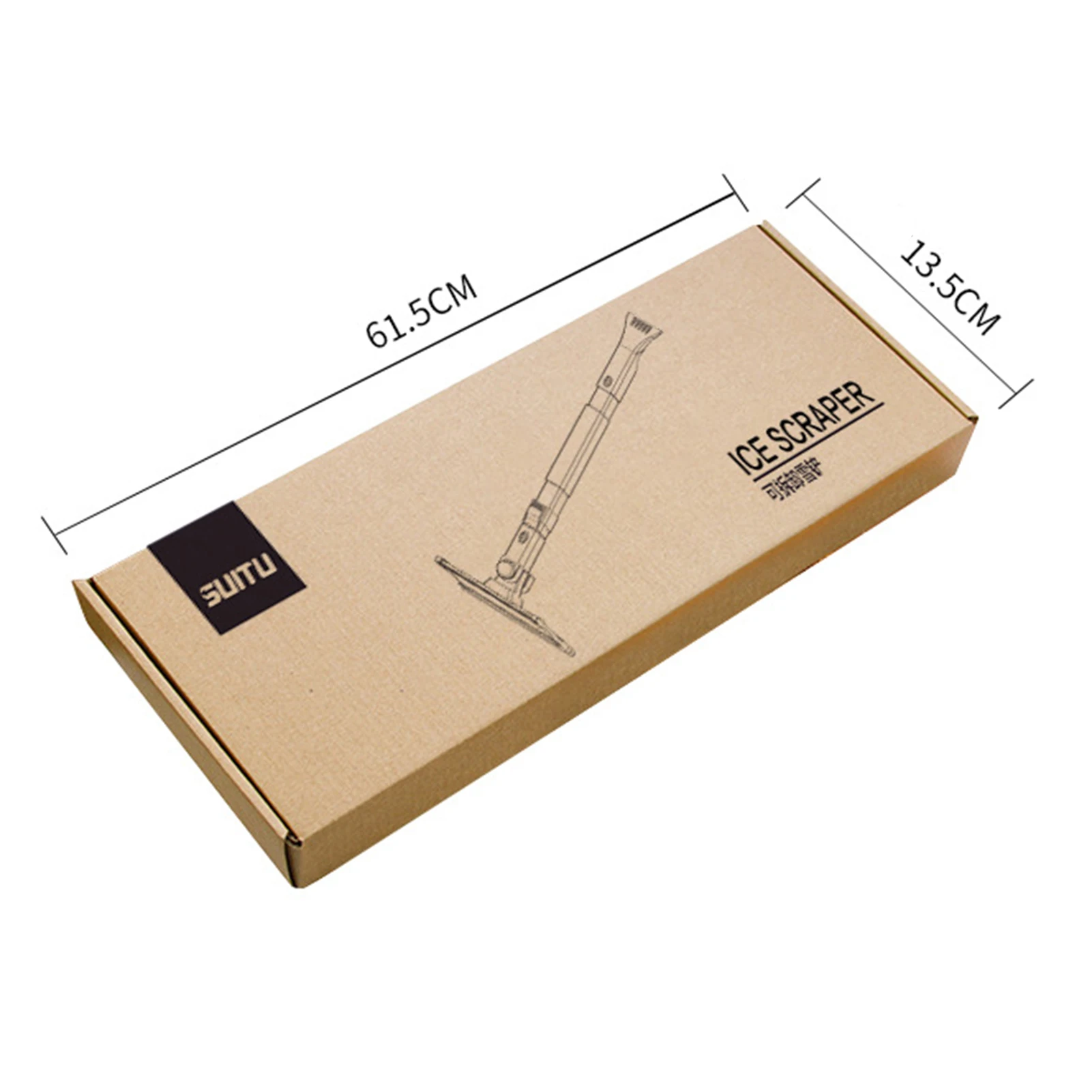 

Detachable Car Telescopic Windshield Snow Scraper Brush Winter Ice Snow Shovel Removal Brush Scraping Glass Cleaning Tool