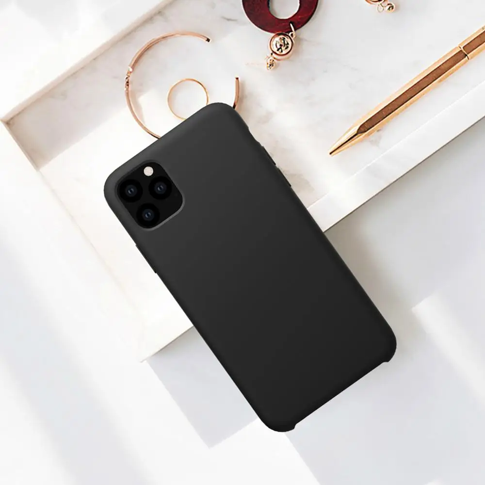 Чехол Nillkin для iPhone 11 Pro Max роскошный гибкий чехол из чистого силикона задняя крышка