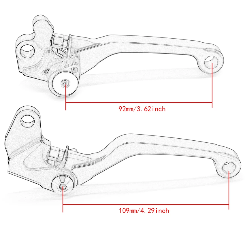 

Motorcycle CNC Lever Brake Clutch For Honda CR80R CR80RB CR85R CR85RB CR125R CRF450R CRF150RB Brakes Levers Motorcycles Parts