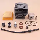 Комплект поршня цилиндра 42 мм для Stihl FS450 FS 450, воздушный топливный фильтр, линия, сальник, Праймер, лампа, Свеча зажигания, триммер для травы 4128 020 1211