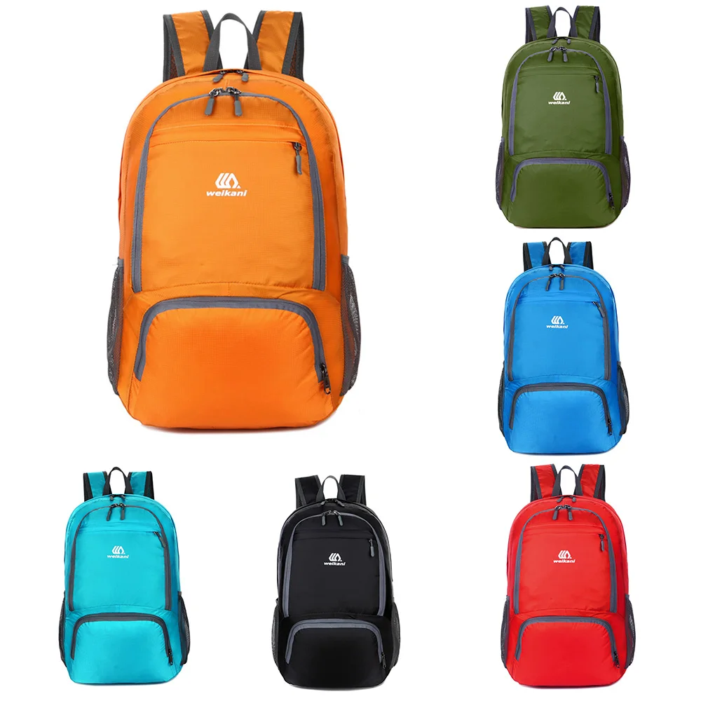 30L легкий складной водонепроницаемый нейлоновый женский мужской рюкзак для