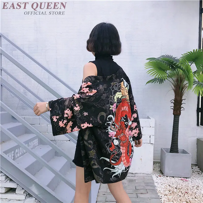 Traditional Japanese Kimonos Cardigan Thin Kimono Coat Women 2019 Summer Loose Yukata Sunscreen Clothes Cosplay Shirt Blous |