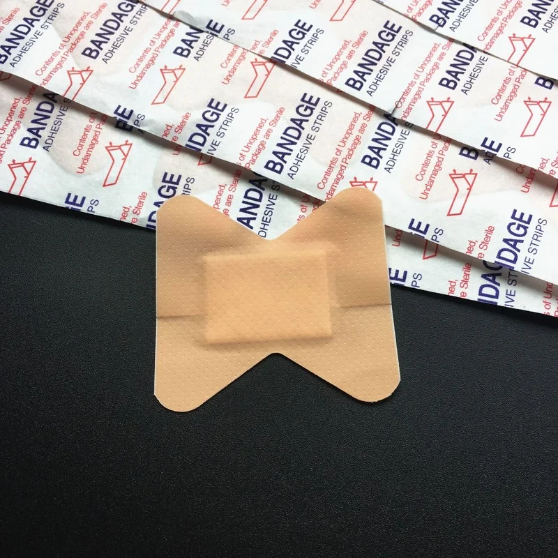 

20pcs Butterfly Band-Aid Fingertips Joints PE Band-Aids Skin Color Protection Band-Aids Outdoor First Aid Supplies 45*50mm