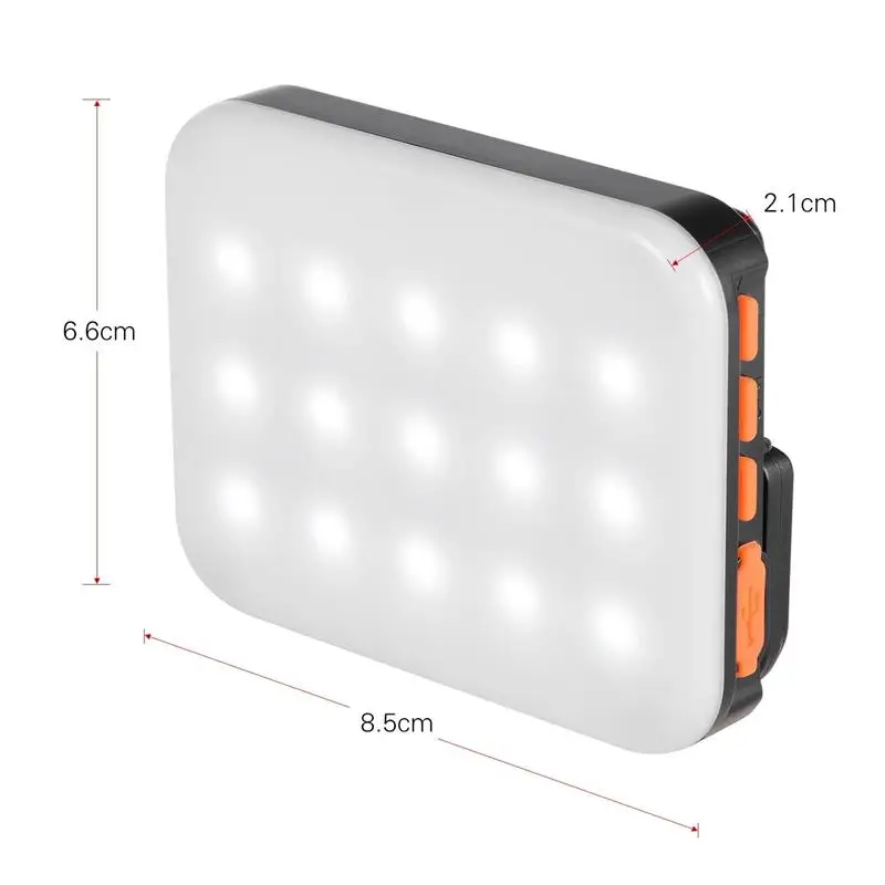 

LY-01 Mini RGB Pocket Handheld LED Fill Light Outdoor Camping Magnetic Light Mobile Phone Live Light