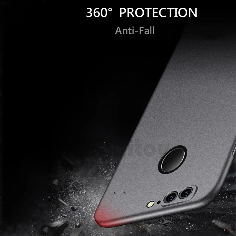 UPaitou Sandstone PC Case for Huawei Honor 8 9 Lite V8 8C 9i 9N Hard Plastic Matte Cases Anti Fingerprint Cover |