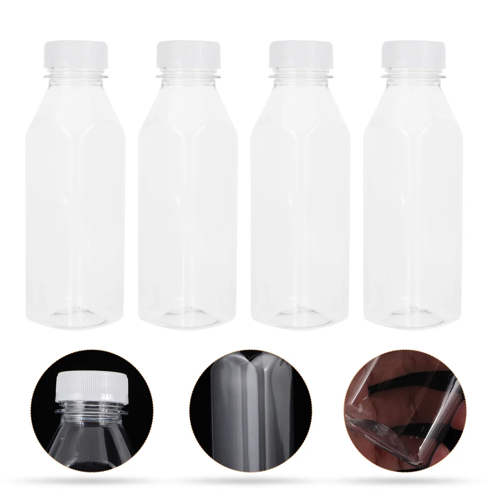 

20pcs 350ml Bottles Storage Bottles Beverage Bottles (Transparent)