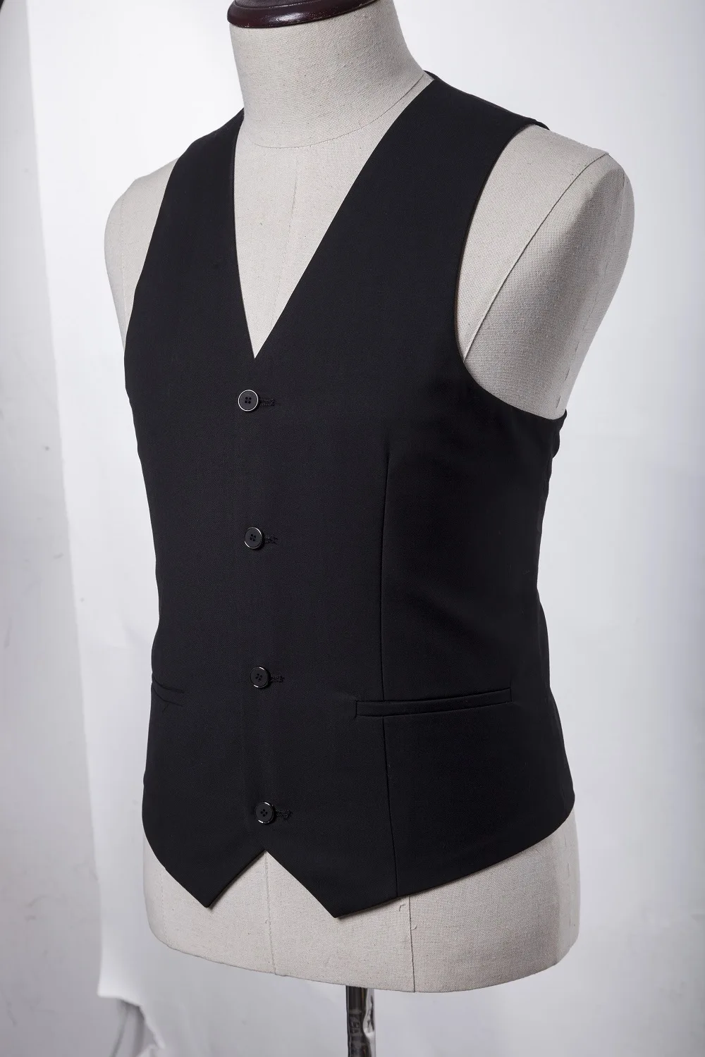 (Пиджак + жилет брюки) мужской костюм в китайском стиле женский свадебный для