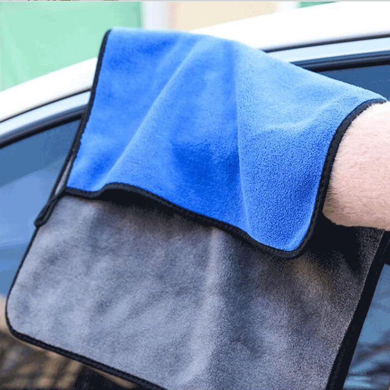 

Coral velvet thickened car towel double-sided car wash towel for absorbent car