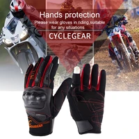 safety touch screen full finger gloves gel bike cycling sports anti slip motorcycle