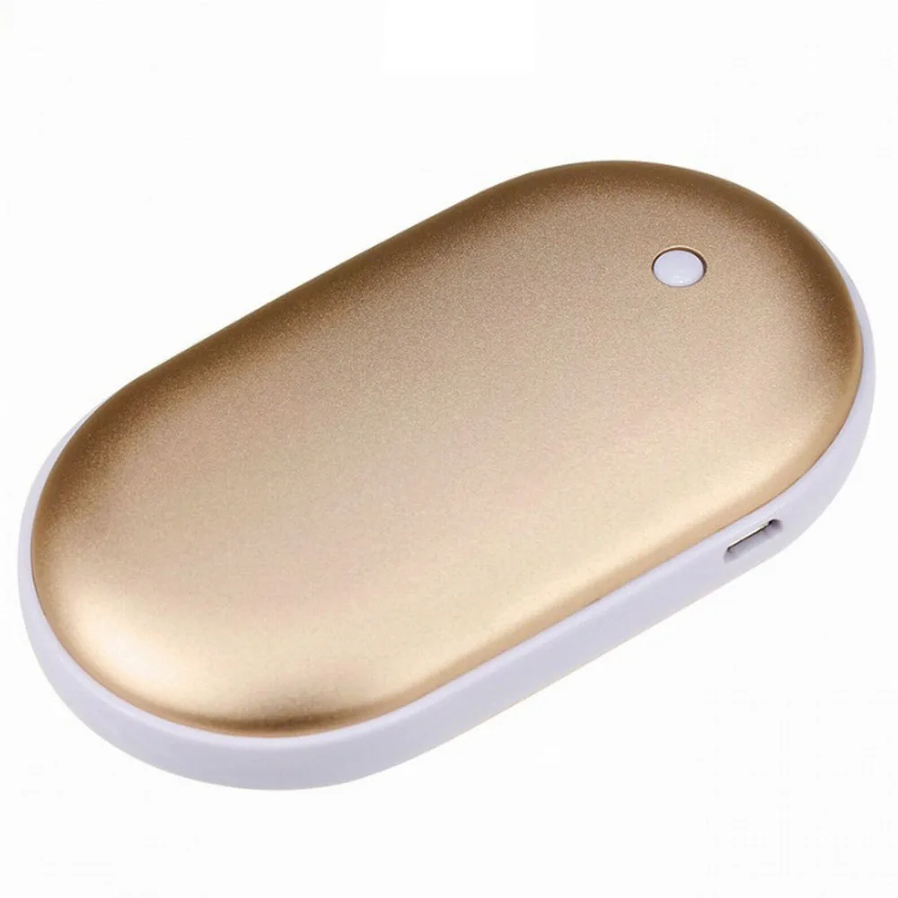 Мини-грелка для рук 4000 MAh usb зарядка 5V 1A банк питания для мобильного телефона длительный срок службы Портативный зимний Карманный грелка для рук