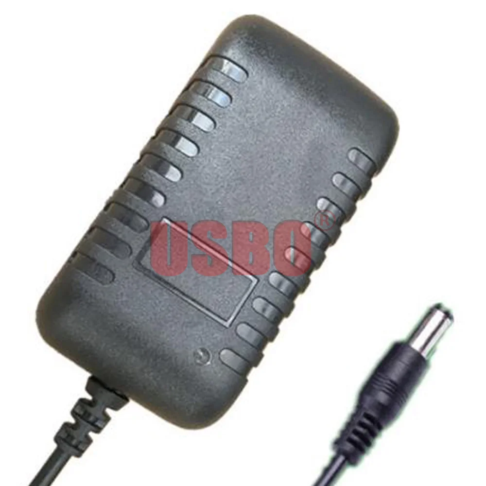 Черное универсальное Европейское зарядное устройство 1 0 м 7 5 В А 5*2 мм и