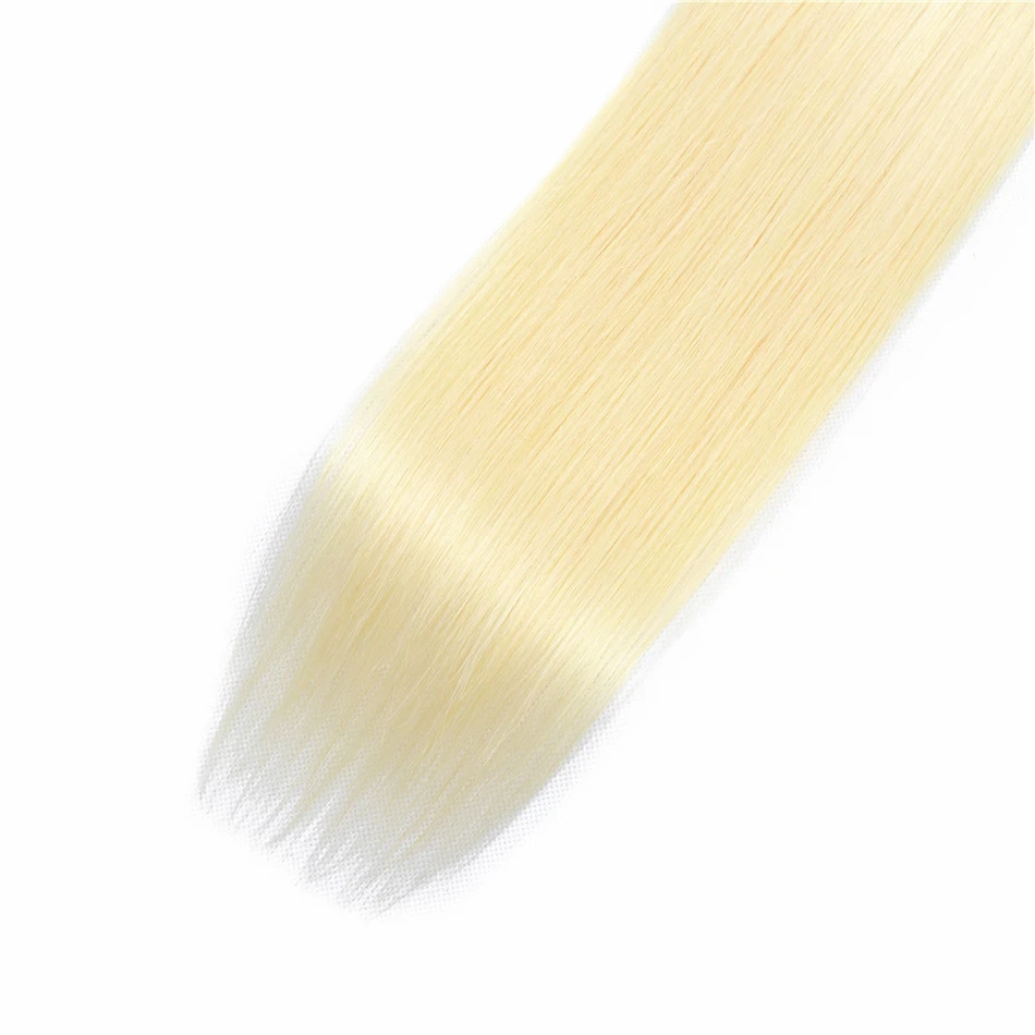 Бразильские волосы плетеные пряди медовый блонд Remy человеческие для наращивания