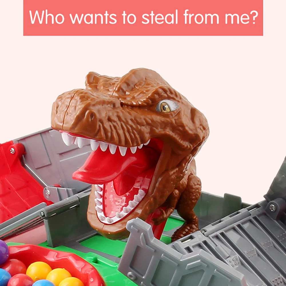 

Kids Practical Jokes Games Cautious Dinosaur Desktop Toy Parent Child Interactive Game Dinosaur Mouth Biting Finger Novelty Toys