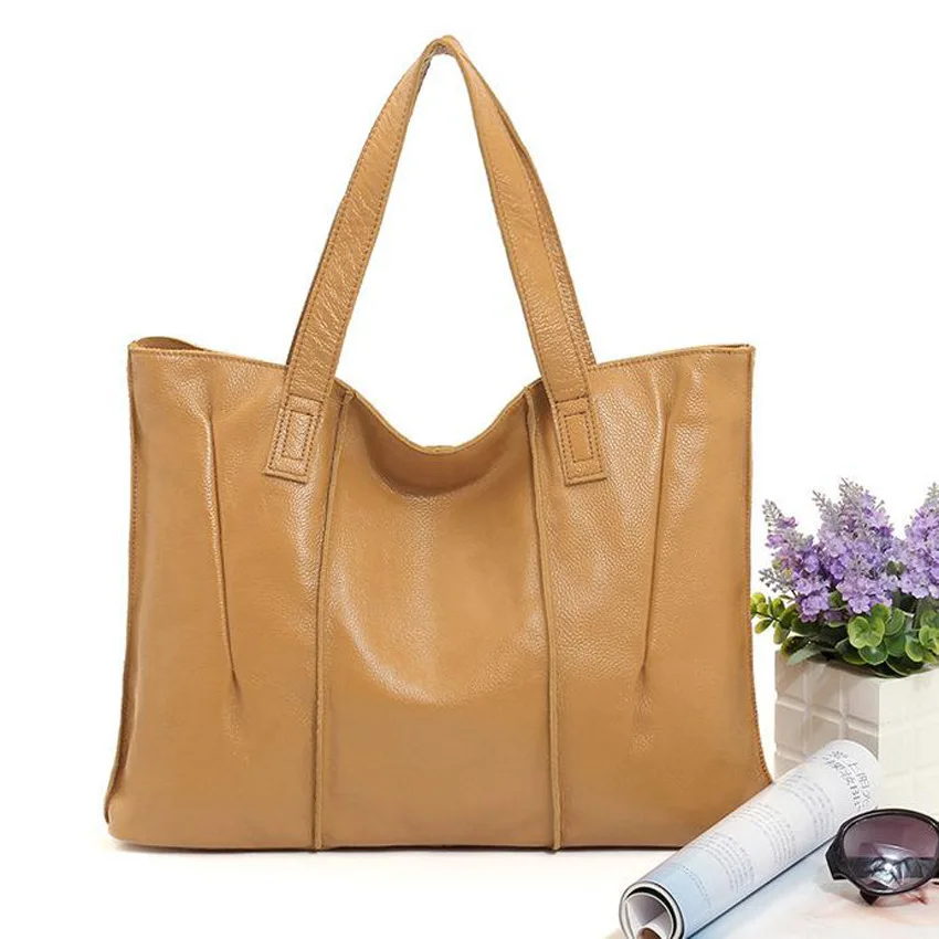 

Women designer designer lady messenger bag cowhide handbag yellow bag