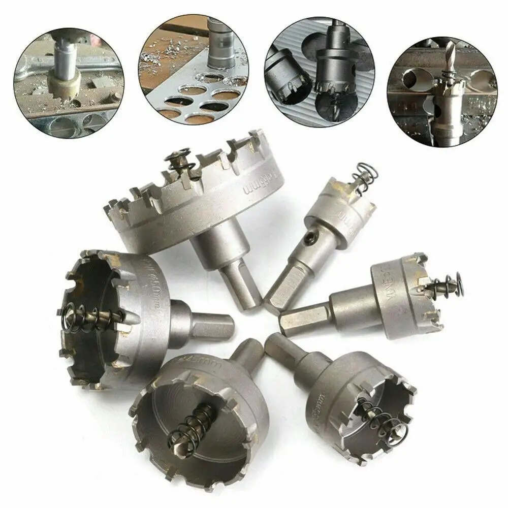 Utoolmart 14-100 мм Твердосплавный Наконечник TCT сверло Отверстие пила резак для