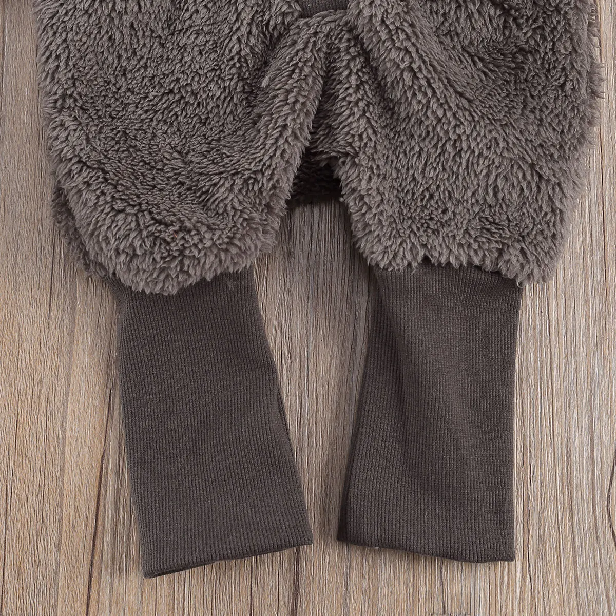 Christmas Romper Newborn Infant Baby Boy Girl Flannel Bear Ear Hooded Romper Jumpsuit Hoodies Autumn Winter One-Piece 0-12M New