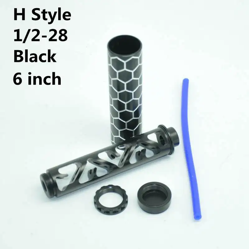 1-2-28 H Style 1" 6" алюминиевые 1/2-28 или 5/8-24 фильтры для NAPA 4003 WIX 24003 автомобильный топливный фильтр автомобильный растворитель ловушка - Цвет: 1-2-28 H Style