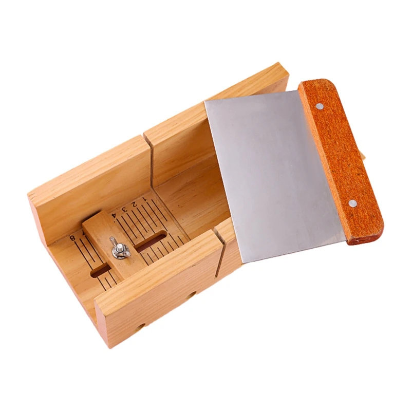 

HOT-Soap Cutting Platform Pine Soap Mender Manual Soap Tool Material Set DIY Wood Soap Cutter Knife