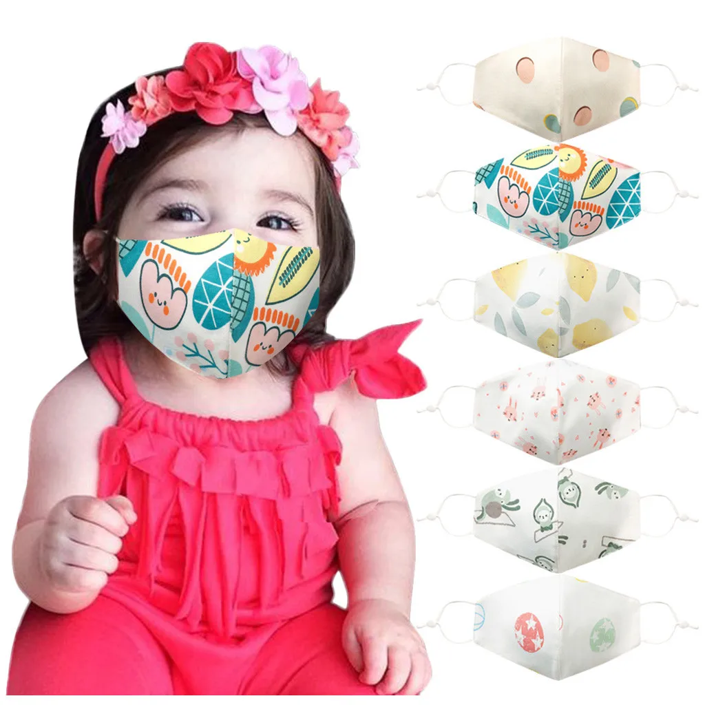 6 шт. Детские Многоразовые Дышащие защитные маски для лица|Маски| |