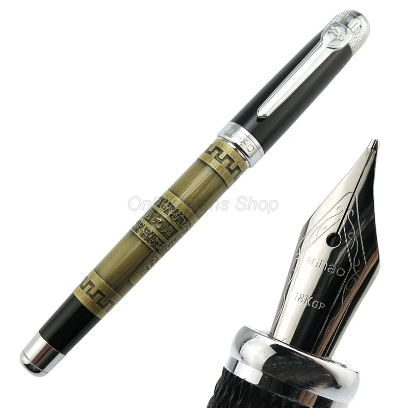 Jinhao старинная перьевая ручка девять винтажных штативов добросовестное