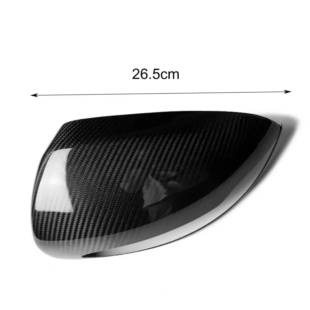 

2Pcs Carbon Fiber Auto Right Side Mirror Cover Case Car Accessory for Benz 15-19 W222 S550 S600 S63