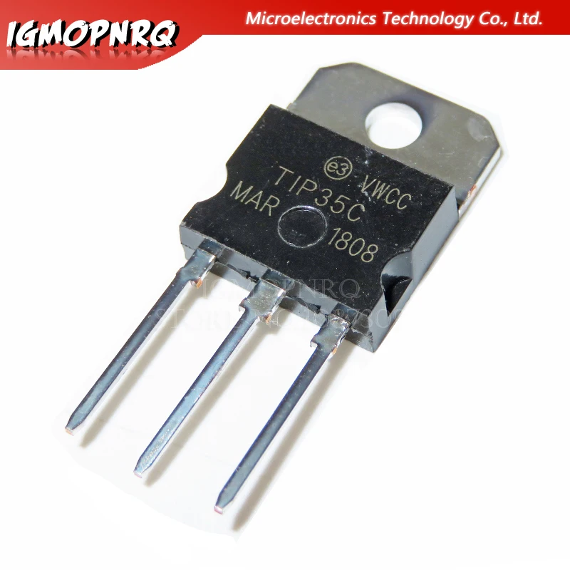 10 шт. биполярные транзисторы TIP35C TIP35 TO 218 BJT 25A 100V 125W NPN новинка оригинал|transistor