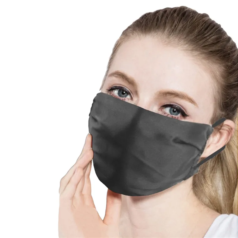 

Women Rose Floral Print Silk Face Mask Outdoor Mouth Mask Washable Reusable Mouth Cover Fashion Fabric Windproof Masks