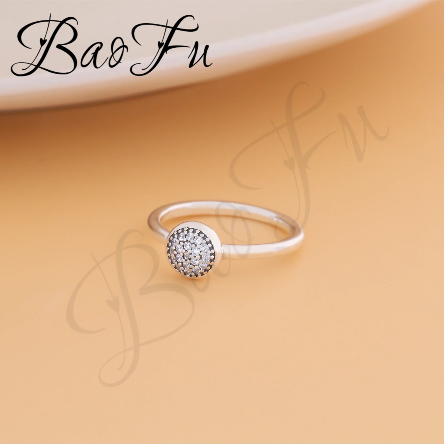 BaoFu новое кольцо из стерлингового серебра 925 пробы покрытое вдохновением