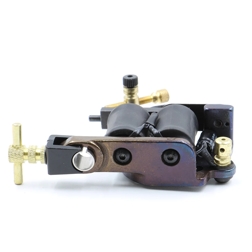 2pcs Hot Sale 10 Warps Coils Tattoo Machine Guns For Liner Shading Tattoo Machine Gun Supply Free Shipping