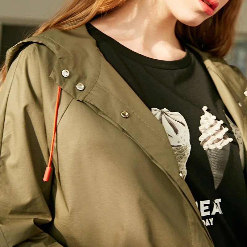 Vero Moda женский ветрозащитный дизайн хлопок Тренч | 319121535