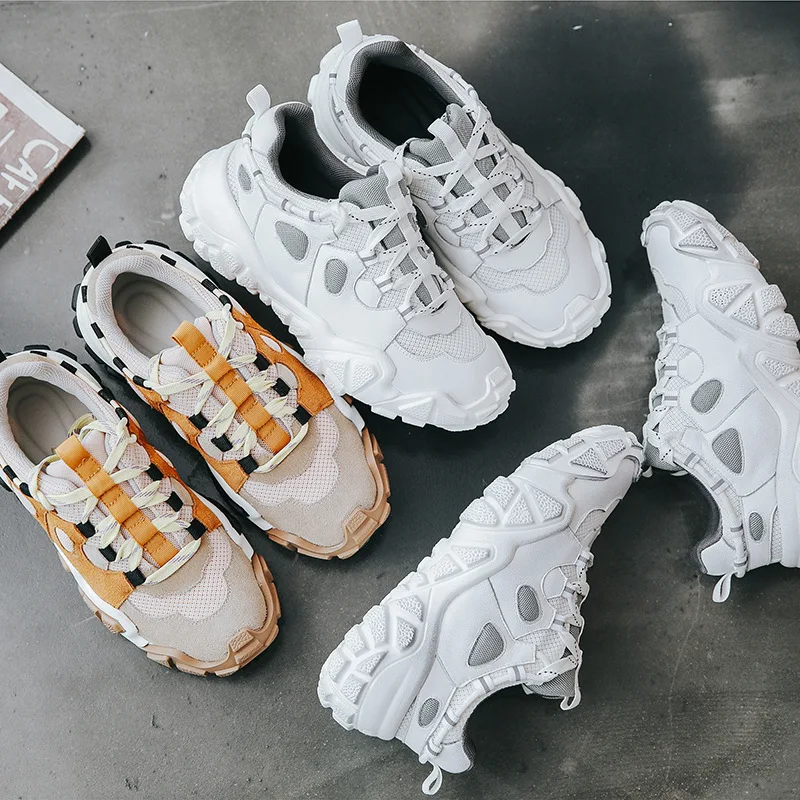 

2020 Autumn and Winter New Style Women Platform Shoe Height Increasing Women's Casual Lightweight Sneakers Fastion Female W21-36