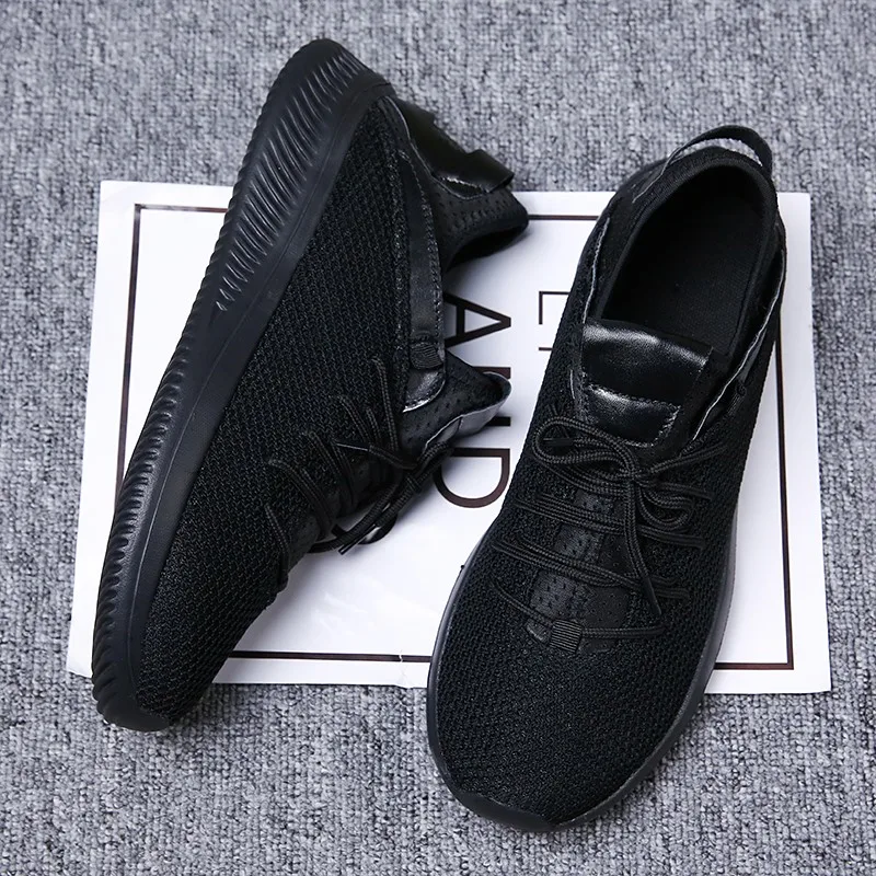 Tennis Shoes Sport Men Non Slip Ultra Lightweight Black Mesh Walking Gym Sneakers Zapatillas Tenis De Hombre Training Shoe | Спорт и