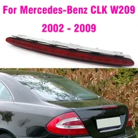 PMFC LED Rear 3RD Third Brake Light Stop Lamp Tail Light Clear/Red Shell For Mercedes Benz CLK W209 C209 2002-2009 2098201056