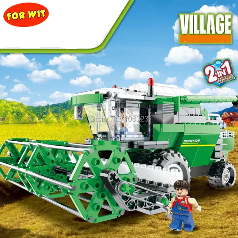 Детская игрушка для пожилых людей счастливый фермер Toyshop 2 в 1 ферма комбайн