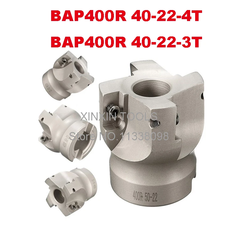 BAP400R 40-22-3T/BAP400R 40-22-4T Face Mill Shoulder Cutter For Milling Machine,BAP400R Milling Cutter for APMT/APKT1604 blades