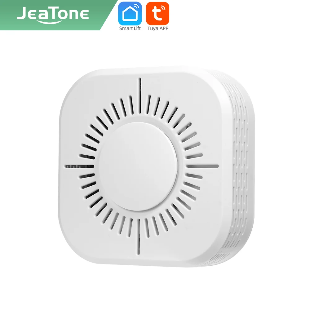 

Детектор дыма Jeatone, противопожарная защита, Домашняя безопасность, датчик дыма