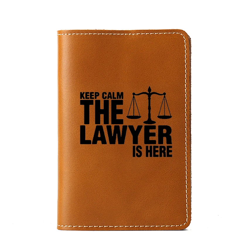 Keep Calm The Lawyer Is Here Обложка для паспорта держатели кредитных карт Дорожный Чехол кожаный бумажник кошельки для паспорта