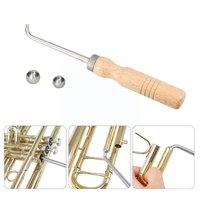 trumpet elbow repair tool wrench with metal ball woodwind instrument maintenance tool for trumpet french horn musical instr f2j0