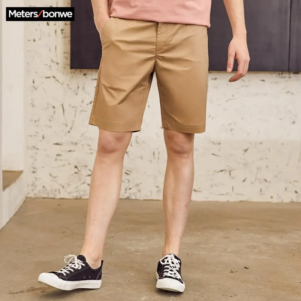Metersbonwe мужские летние повседневные Шорты хлопковые короткие штаны модные шорты в