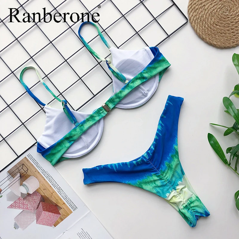Ranberone 2020 сексуальное бикини микро женский купальный костюм треугольный
