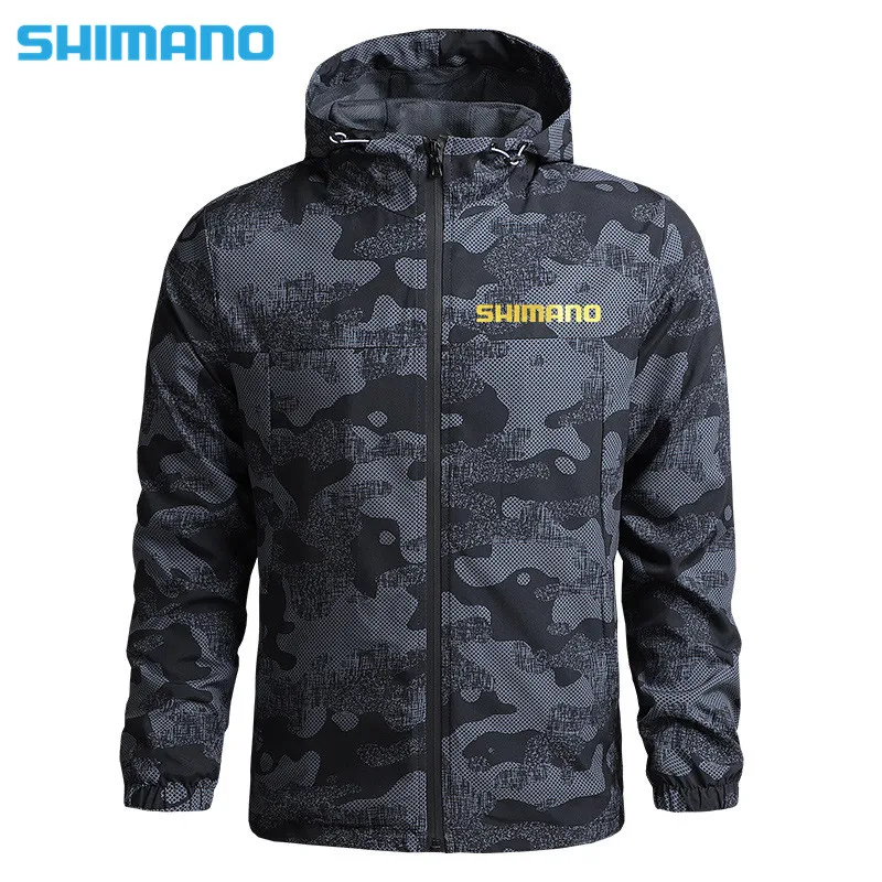 

Куртка рыболовная Shimano Daiwa, тонкая камуфляжная Водонепроницаемая быстросохнущая рубашка для рыбалки, защита от солнца, весна-осень