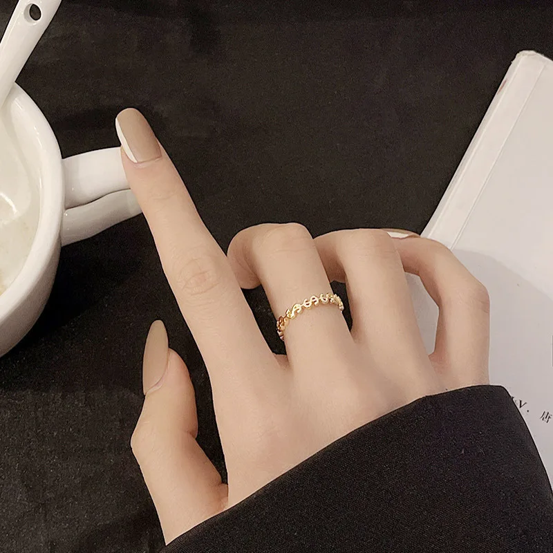 

Dollar Sign Ring For Teens Couple Rings Adjustable Opening Jewelry For Women 2022 Fashion Jewelry Accessories Free Delivery