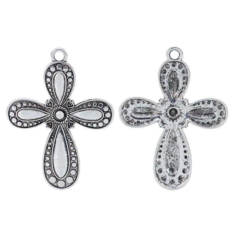 ZXZ 5 шт. большие готические подвески кресты для ожерелья ювелирные изделия