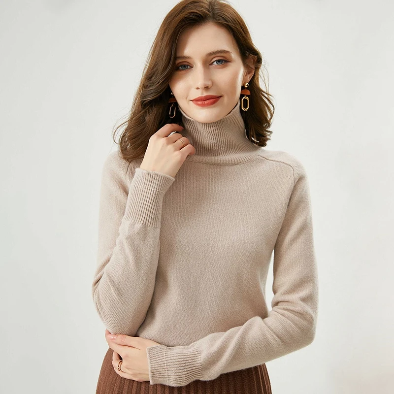Пуловер женский кашемировый Осень-Зима 100% | Женская одежда