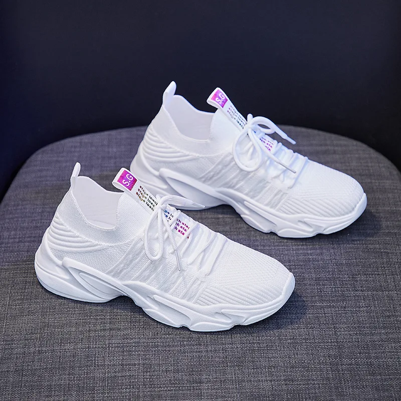 

Fashion Sneakers For Women Spring Summer Breathable Mesh Casual Sport Platfrom Shoe Outdoor Hiking Running Shoes Size 35-40